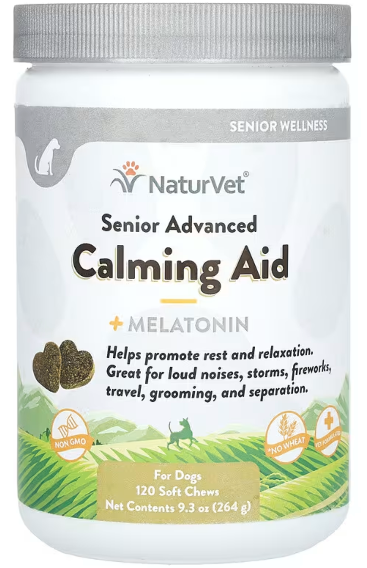 Calmante Avanzado para Perros Mayores, 120 Masticables Suaves