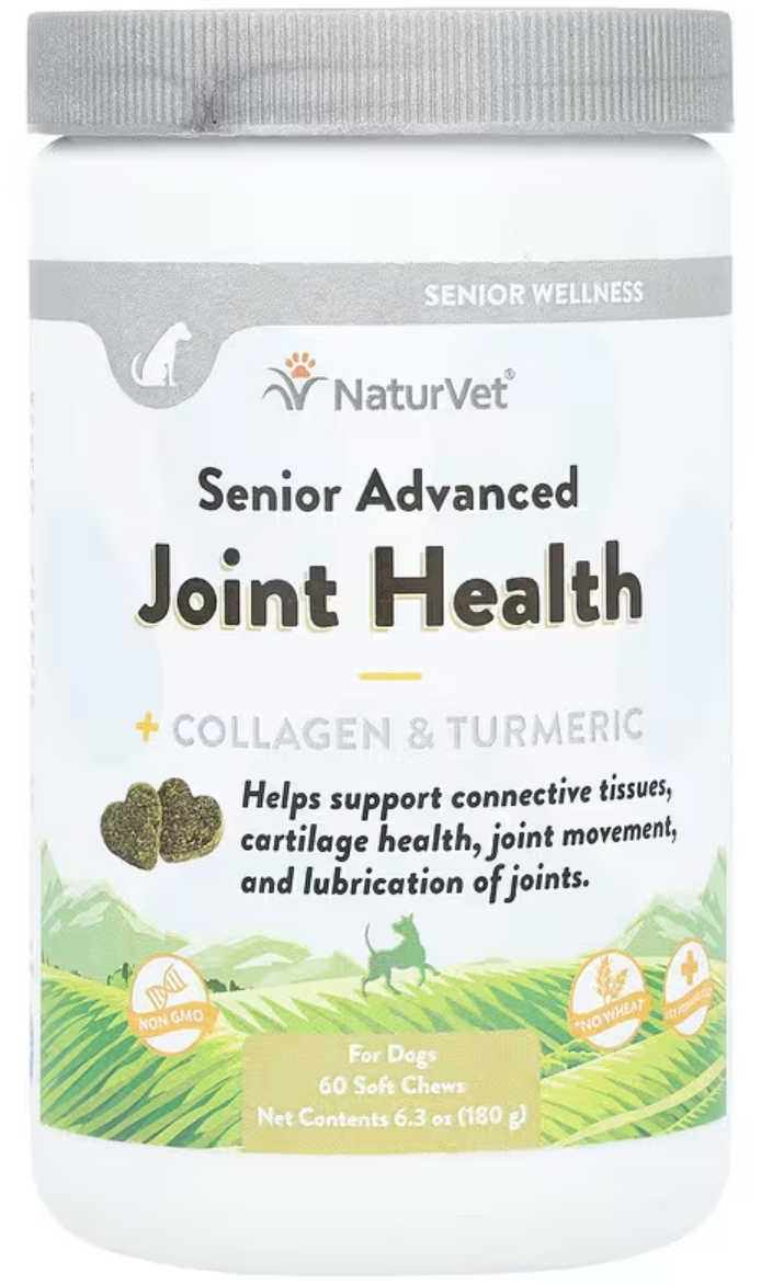 Suplemento Articular Avanzado con Colágeno, Cúrcuma, Glucosamina y MSM, 60 Masticables Suaves