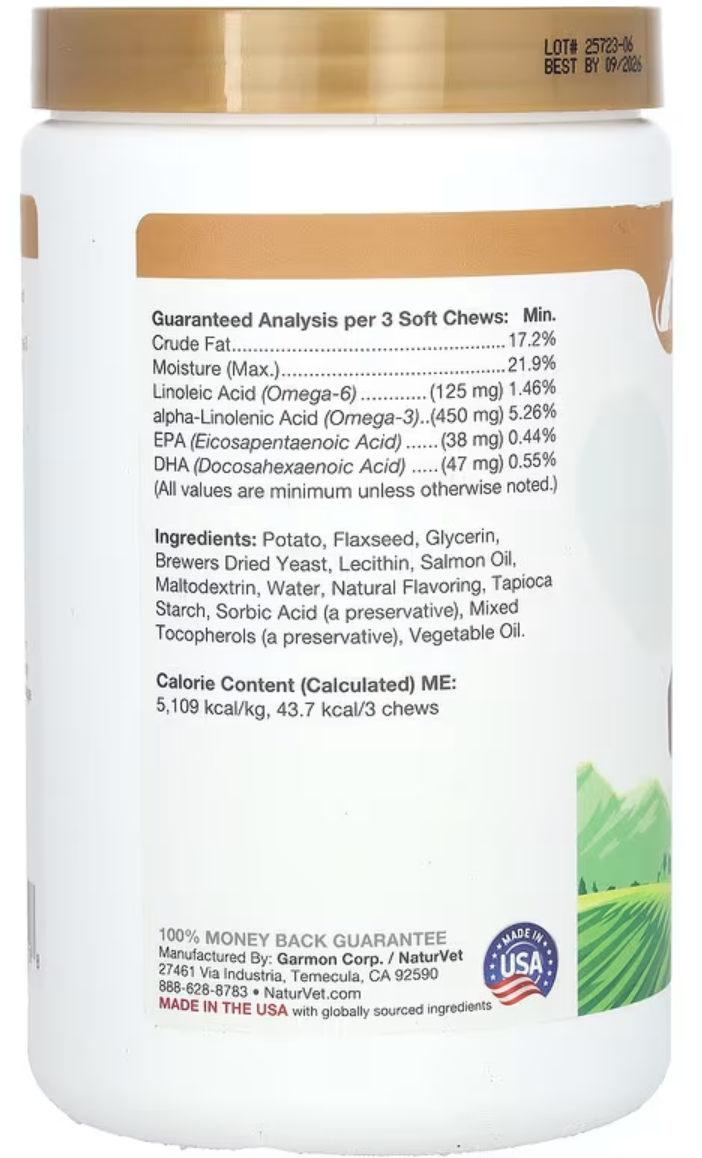 Omega-Gold con aceite de pescado, 180 Masticables Suaves