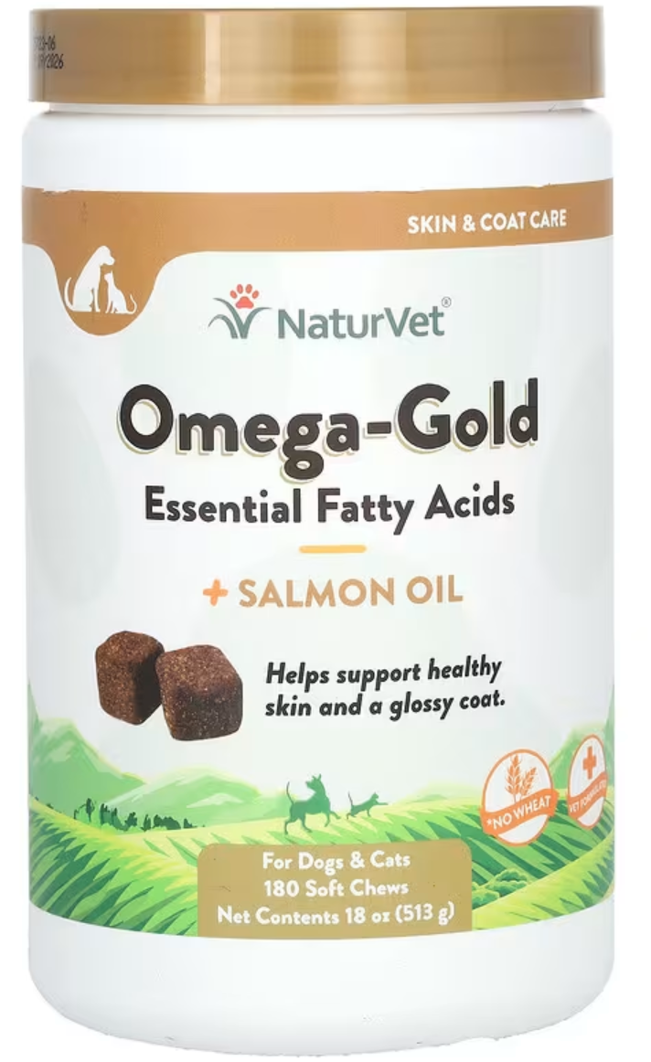 Omega-Gold con aceite de pescado, 180 Masticables Suaves