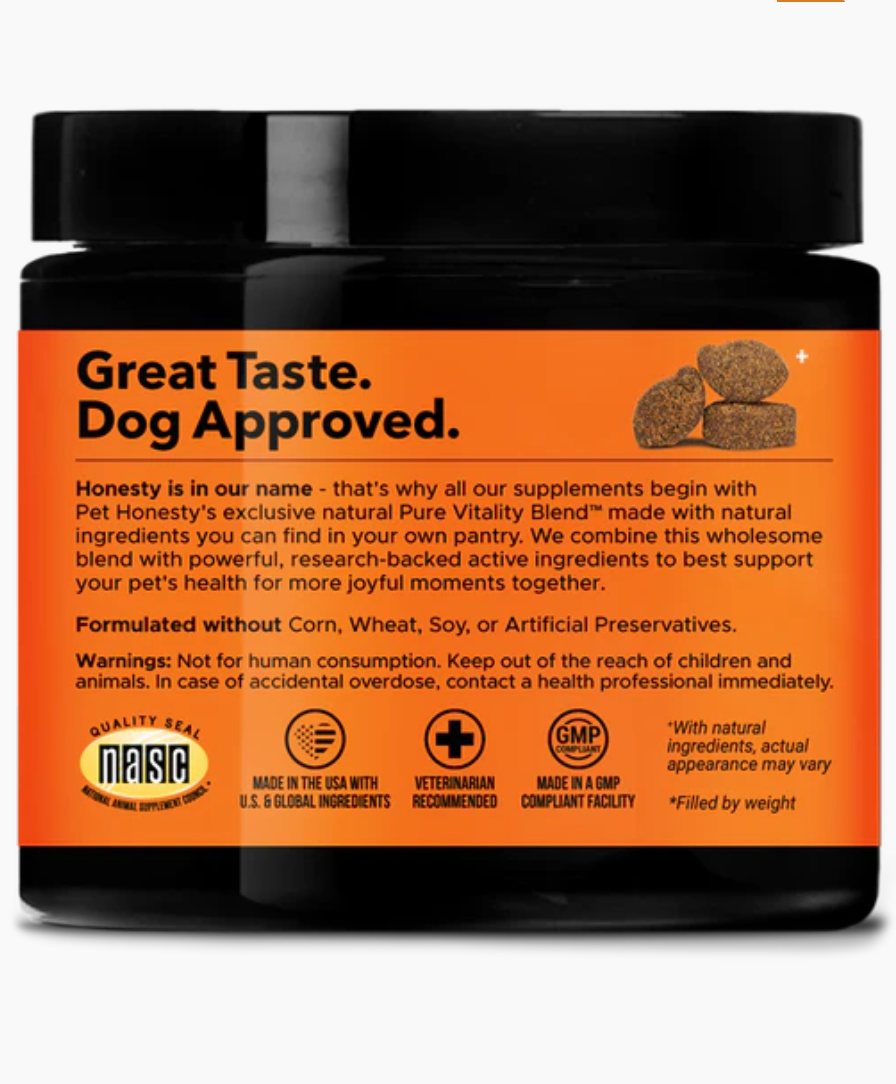 Suplemento para Juntas y Articulaciones en perros Mayores, 90 Masticables Suaves