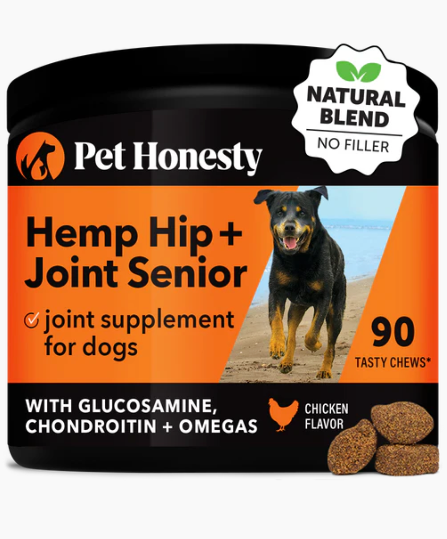 Suplemento para Juntas y Articulaciones en perros Mayores, 90 Masticables Suaves